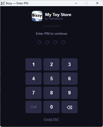 PIN Screen