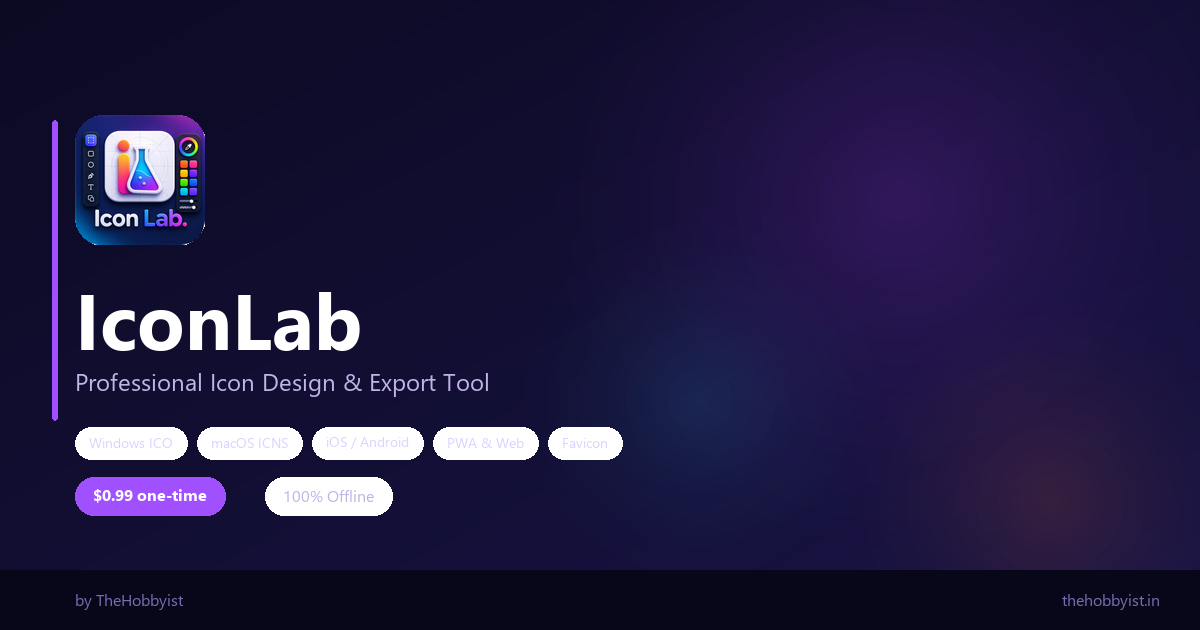 IconLab Icon Design Export Tool